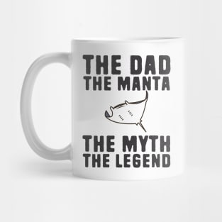 Funny Manta Ray Dad Joke Mug